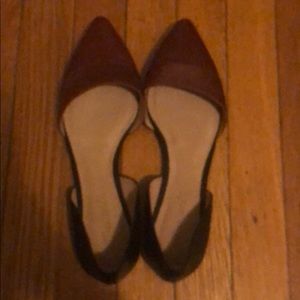 【0314ship】Madewell D’orsay flats in Cabernet black